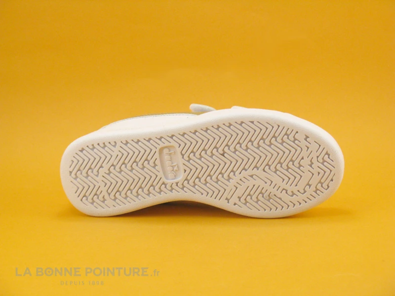 Diadora GAME P PS Girl - White Gold - Basket Fille 2 Scratches - Blanc Or – Image 7