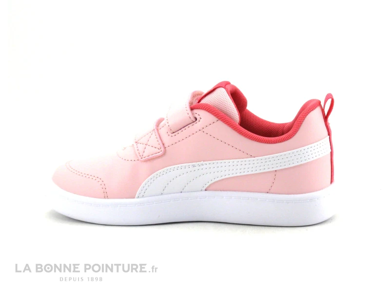 Puma COURTFLEX V2 V PS 371543-25 - Basket Fille Rose A Scratches – Image 3