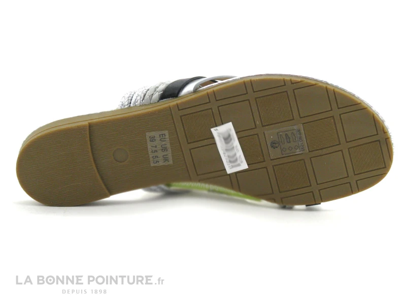 The Divine Factory JL3689 Noir Blanc Argent - Tong Femme – Image 4