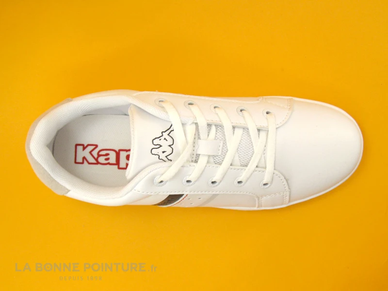 Kappa LOGO ALPHA LACE 311CFPW - White - Blue - Basket Mode Juniors – Image 6