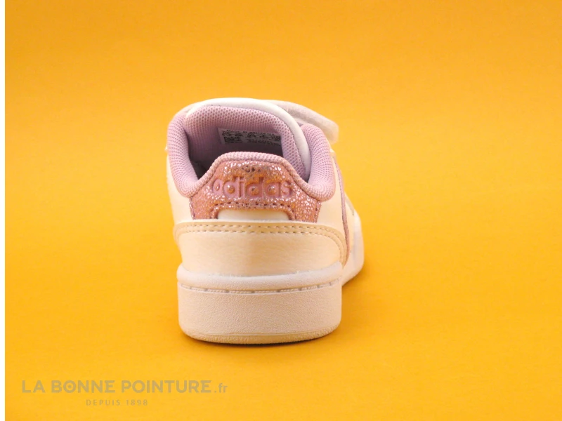 Adidas ROGUERA C FY9280 - Blanc - Rose - Basket Mode Fille – Image 4