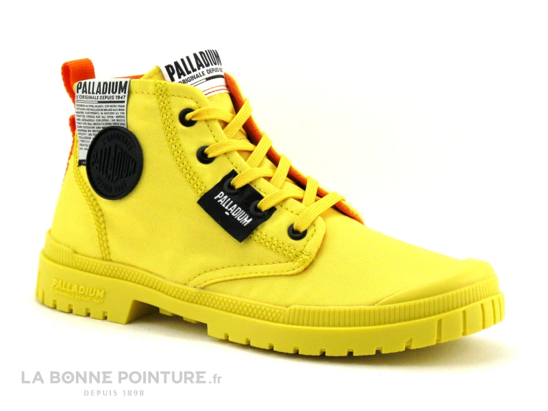 Palladium OVERLAB - Super Lemon - 77371 - Basket Montante Jaune – Image 5