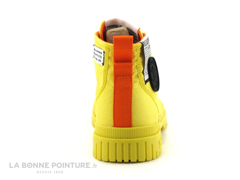 Palladium OVERLAB - Super Lemon - 77371 - Basket Montante Jaune – Image 4