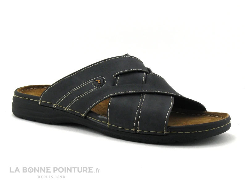 Morans PAZI Noir - Mule Homme - Premiere Cuir