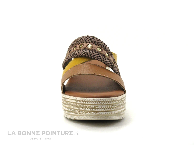 Agora PAMPERO Marron Ocre - Mule Talon Compense – Image 2