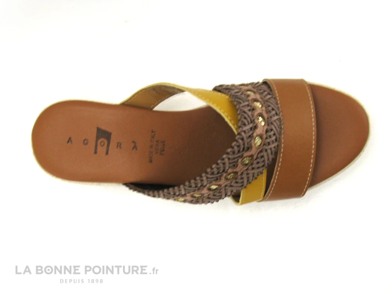 Agora PAMPERO Marron Ocre - Mule Talon Compense – Image 5