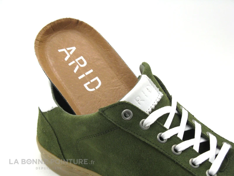 Arid RIGNY Kaki - Basket Homme Cuir Kaki – Image 5