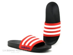 Adidas ADILETTE SHOWER FY8844 - Noir Rouge - Mule Piscine Enfant