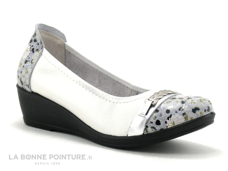 Inea ULAN Flow Marine Creme - Escarpin Compense – Image 5