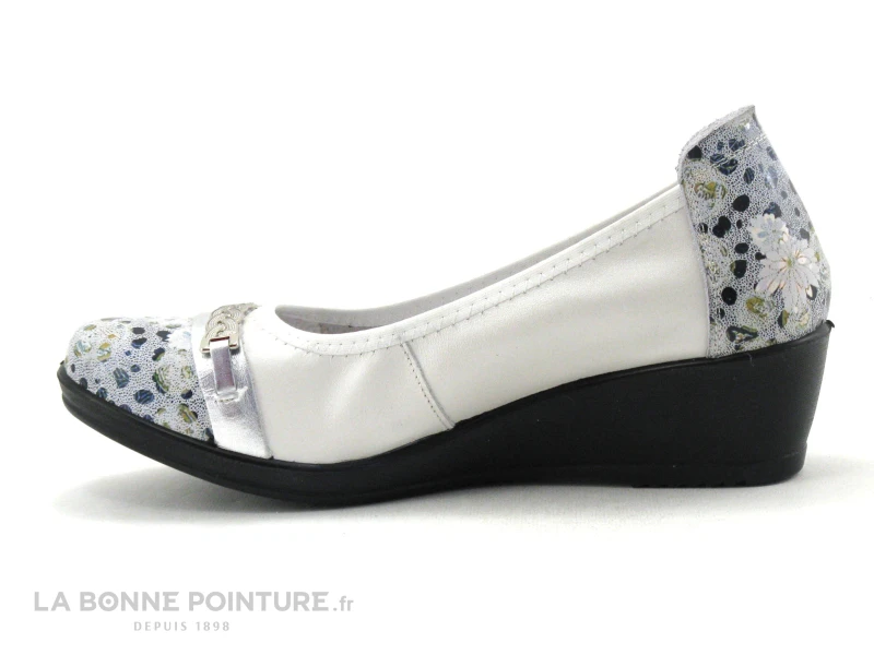 Inea ULAN Flow Marine Creme - Escarpin Compense – Image 3