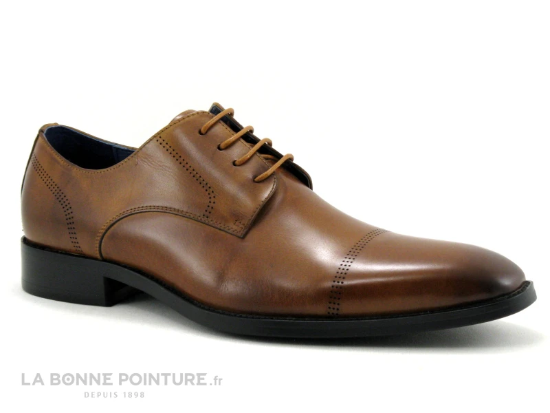 KDopa VATRELI Gold - Chaussure Derbi Homme En Cuir Marron Camel – Image 5