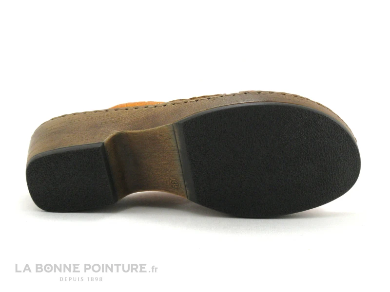 Pedi Girl YVAIR Rouge Safran - Mule Femme Petit Talon – Image 7