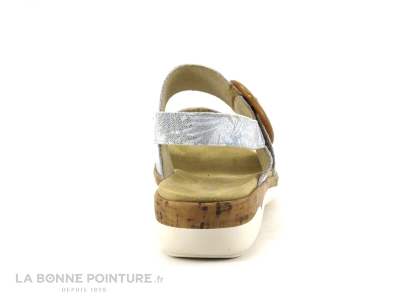 Remonte R6853-92 - Blanc - Bleu - Sandale Femme Avec Velcro – Image 4