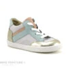 Bellamy BIBI Or Blanc Pastel - Basket Montante Fille
