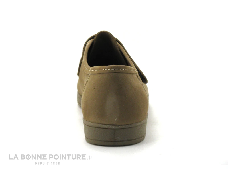 Arima BRAUNE Nubuck Taupe - Chaussure Velcro – Image 4