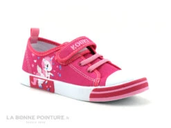 Kouki By Bopy GISELINE Fuchsia - Basket Licorne - Toile