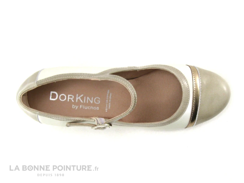 Dorking RODIN D9092 Beige - Escarpin Avec Bride – Image 6