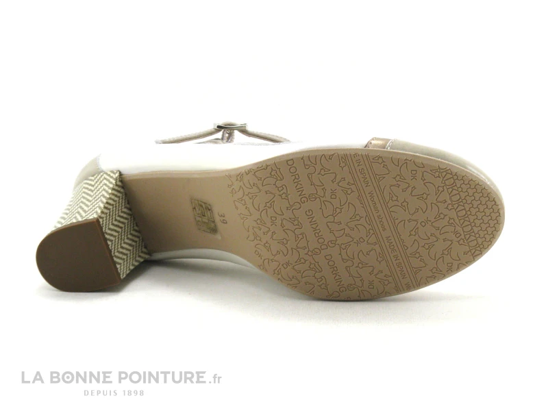 Dorking RODIN D9092 Beige - Escarpin Avec Bride – Image 7