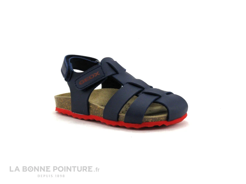 Geox B252QB Chalki Boy Navy Red - Sandale GARCON Bout Ferme – Image 5