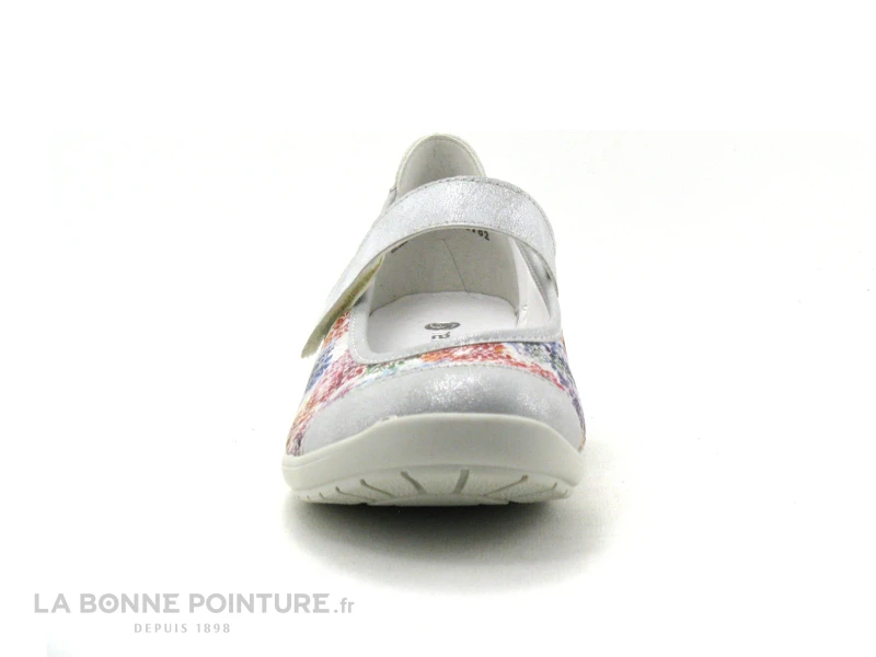Remonte R7627-40 Ice Multi Grey - Ballerine Velcro Femme – Image 2
