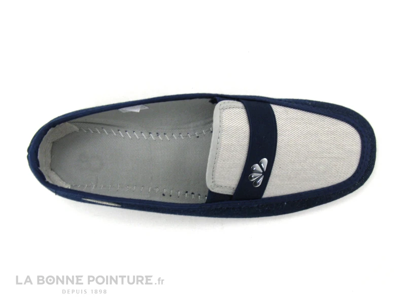 Semelflex MARIE-LENA B Marine Beige - Chausson Mocassin Femme – Image 6