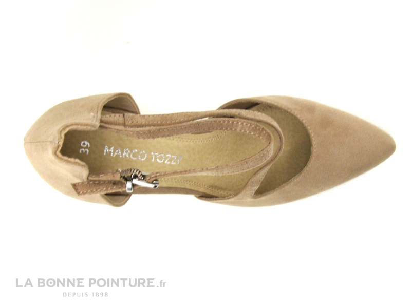 Marco Tozzi 2-24400-26 Nude - Escarpin Talon Haut Bride Cheville – Image 6