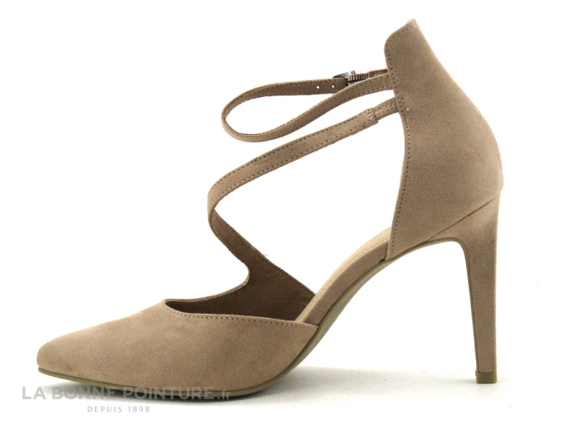 Marco Tozzi 2-24400-26 Nude - Escarpin Talon Haut Bride Cheville – Image 3