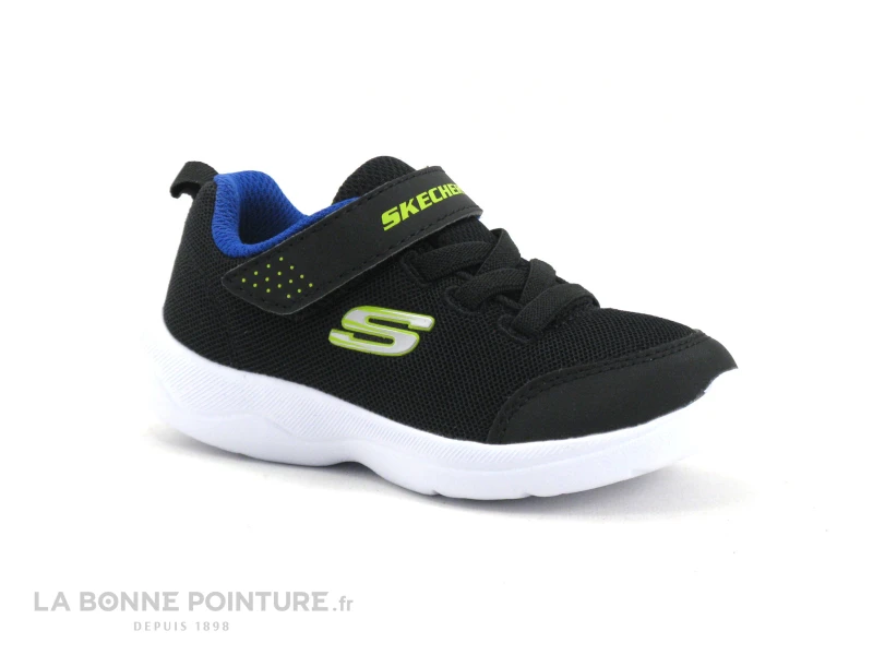 Skechers Skech-Stepz 2-0 Mini Wanderer - Basket Noire Enfant Velcro – Image 5