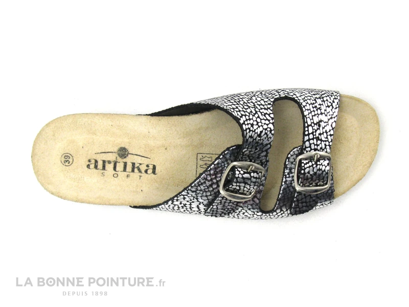 Artika BASQUE Balthazar Argent - Mule Reglable Femme – Image 6