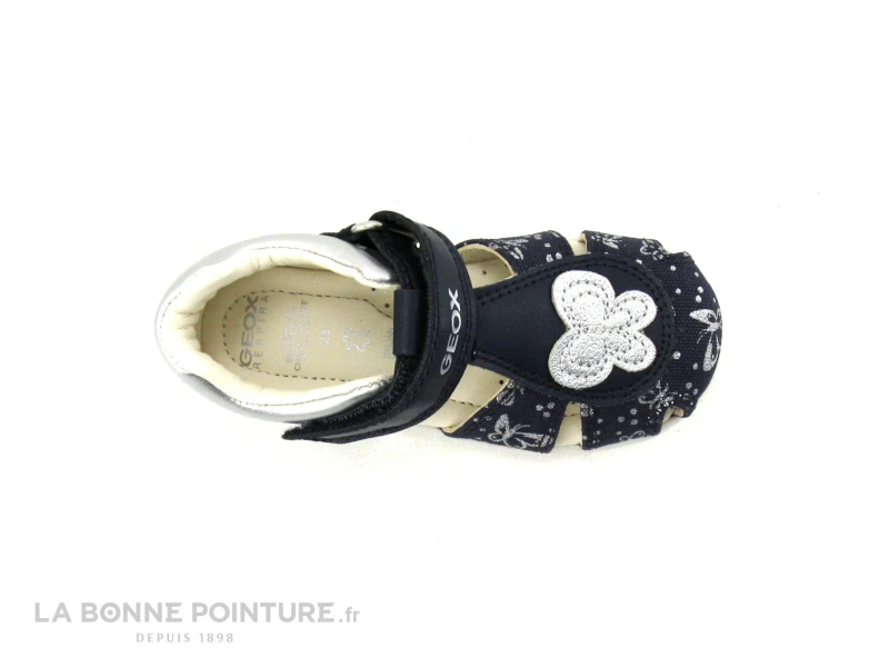 Geox ELTHAN Girl Navy Silver B251QC - Sandale BEBE Fille – Image 6