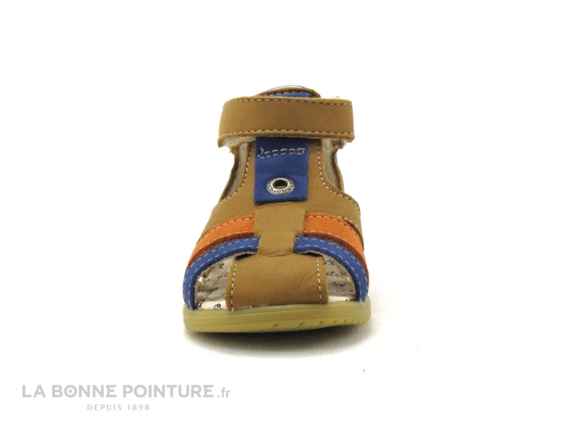 Bopy RADJA Caramel - Bleu - Orange - Sandale BEBE GARCON – Image 2