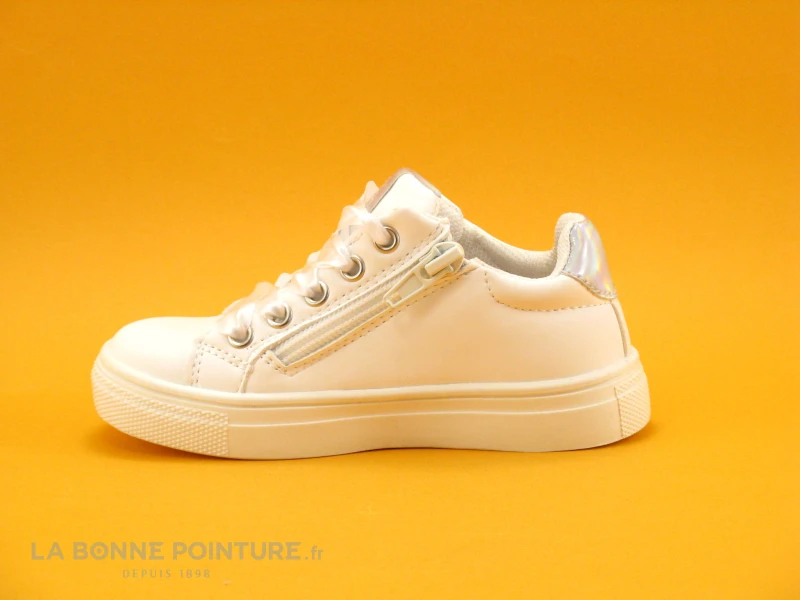 Kouki By Bopy GUICHOU Blanc - Pois Multicolores - Baskets Fille – Image 2