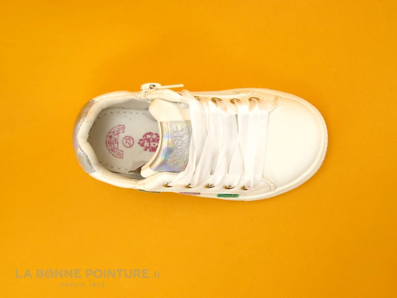 Kouki By Bopy GUICHOU Blanc - Pois Multicolores - Baskets Fille – Image 5