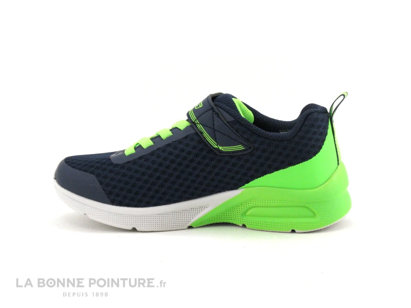 Skechers 403773 Microspec Max GORVIX Navy Lime - Basket GARCON – Image 3