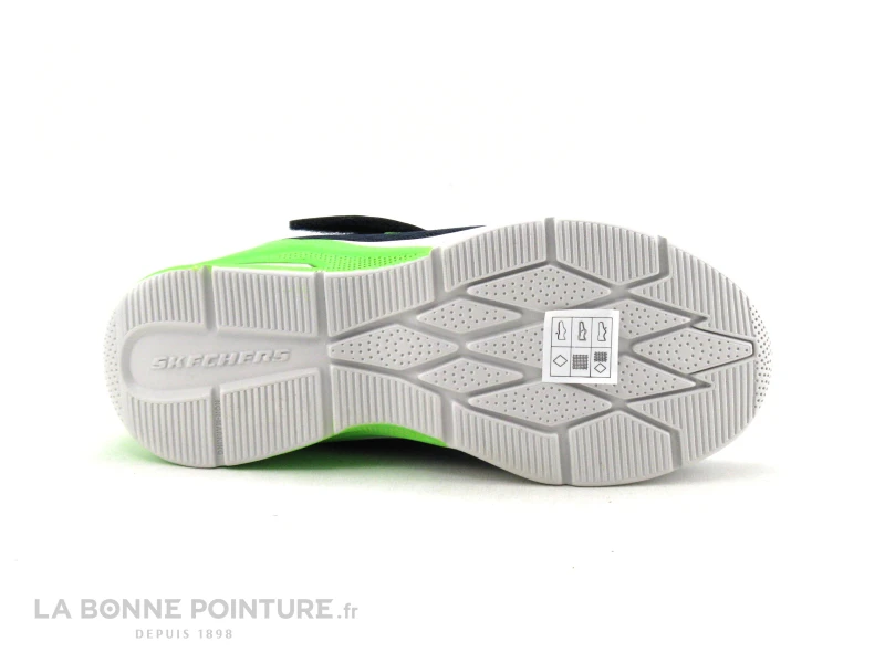 Skechers 403773 Microspec Max GORVIX Navy Lime - Basket GARCON – Image 7