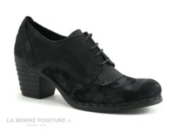 Alce Shoes 9818 - Noir - Derby Talon Femme