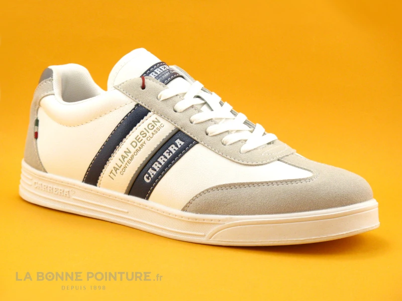 Carrera Self Mix 117025 White Jeans - Basket Blanche Homme – Image 5