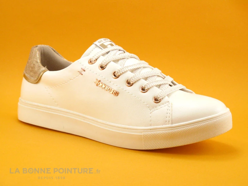 Dockers 44MA201 Weiss Rose Gold - Basket Basse Femme