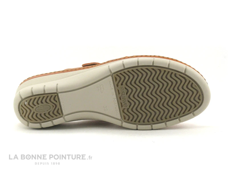 Suave MYKONOS 14510ET Carrot - Mule Confort Femme Cuir Orange – Image 5