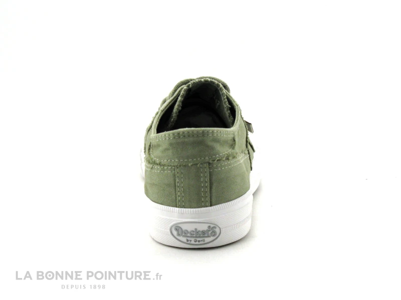 Dockers 40TH201 Kaki - Basket Toile Femme Vert Kaki – Image 4