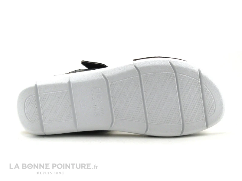 Morans MEMBOISE Marine - Strass - Mule Femme Avec Bride Velcro – Image 5