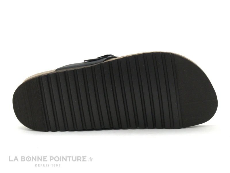 Inter Bios 7119 Negro - Tong Cuir Noir - Bride Reglable – Image 6