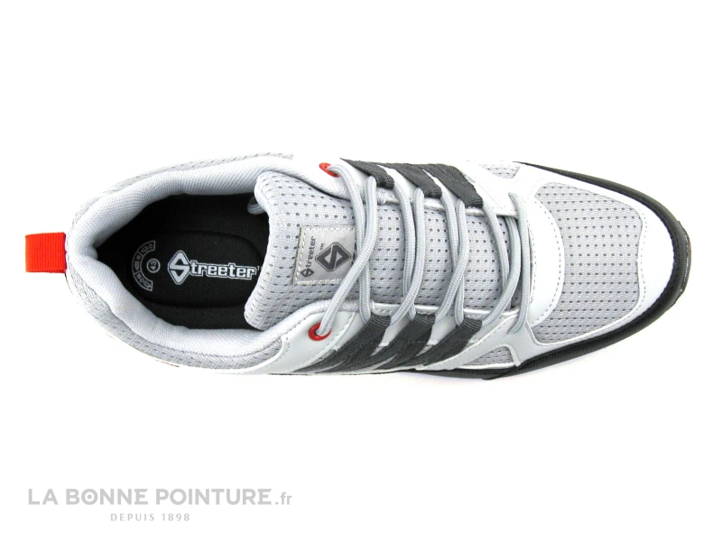 Streeter ABIUM Gris Rouge Noir - Basket Sport Homme – Image 6