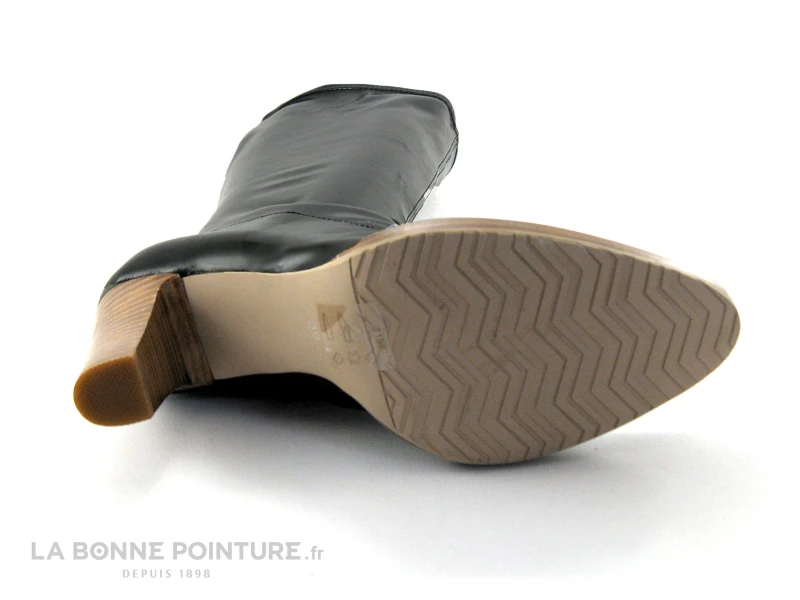 Fugitive ARCOL Stretch Vernis Noir - Botte Talon Haut – Image 7