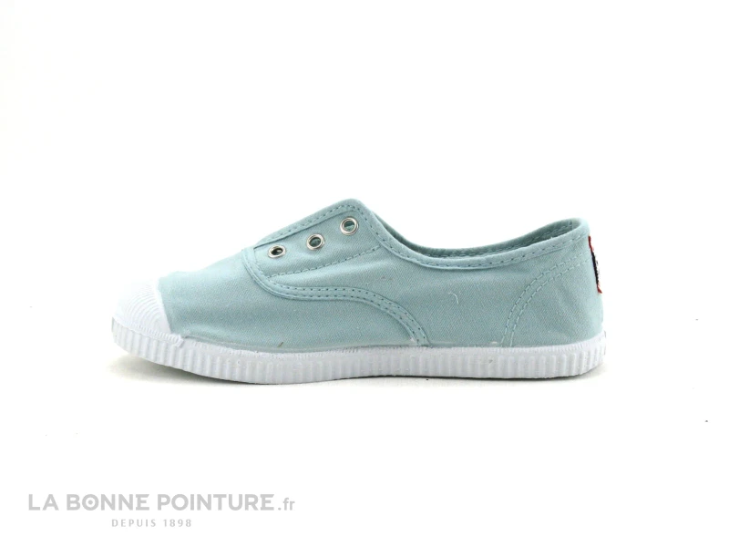 Cienta 70997 Opale - Basket Enfant En Toile Verte Sans Lacet – Image 3