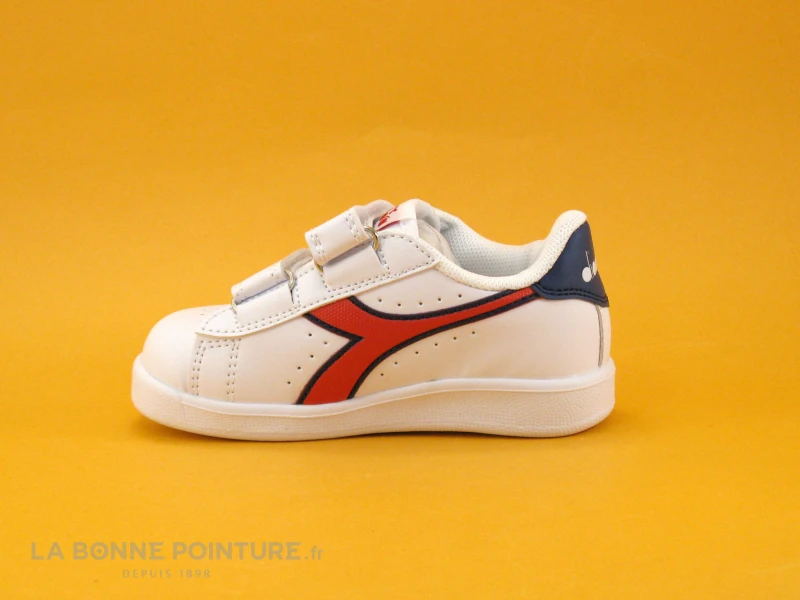 Diadora GAME P TD - 880750-20-32 - Basket Blanc Bleu Rouge - 2 Scratches – Image 3