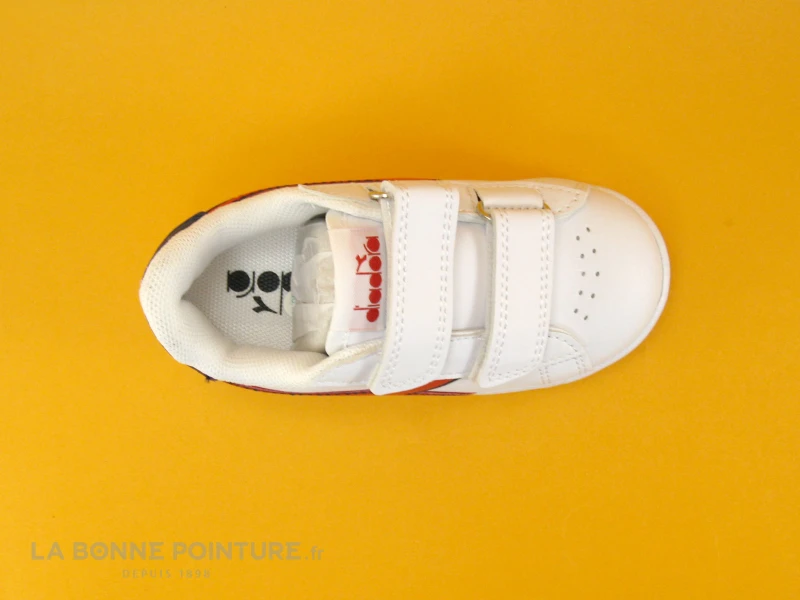 Diadora GAME P TD - 880750-20-32 - Basket Blanc Bleu Rouge - 2 Scratches – Image 6