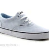 Vans DOHENY Bleu Clair - VN0A3MVZ3QN1 - Basket Toile Damier - Lacets