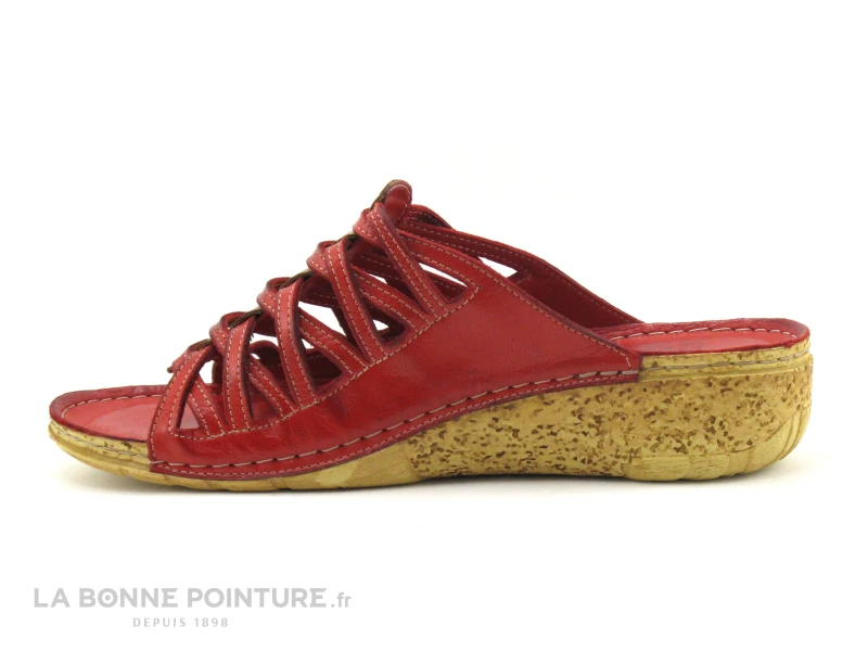 Karyoka DADOU Rouge - Mule Compensee Femme – Image 2
