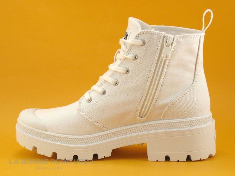 Palladium PALLABASE Twill Star White-M - 96907-116 - Chaussure Montante – Image 3